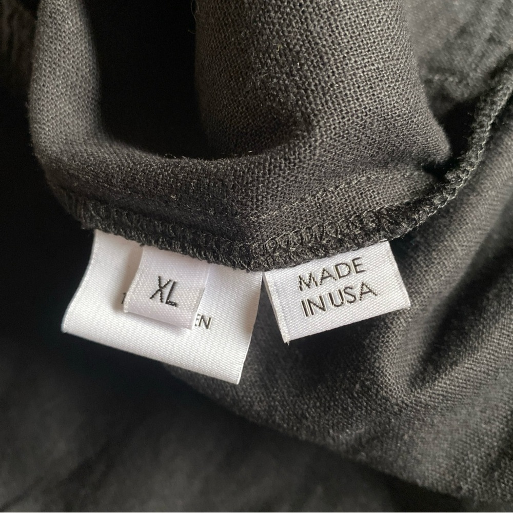 NWT The Celect Los Angeles Black Linen Pull-On Balloon Pants Streetwear Size XL - Picture 10 of 16
